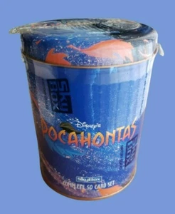 Skybox Disney's Pocahontas 1995 conjunto completo de 50 tarjetas coleccionables lata sin usar y en caja - Imagen 1 de 10