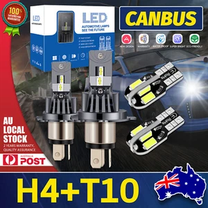 For HONDA JAZZ (2008 - 2010) Kit High Low Beam H4 9003 Headlight Globes halogen - Picture 1 of 24