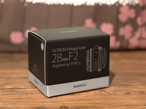 Voigtlander VM-Mount 28mm F2 Aspherical Type II ULTRON Vintage Line BLACK - Picture 1 of 2