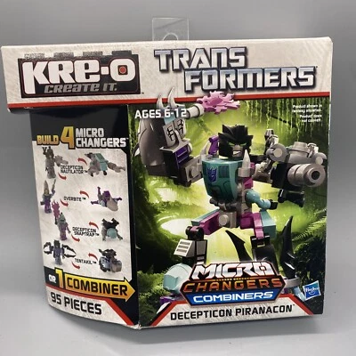  NEW RETIRED - KRE O PIRANACON TRANSFORMERS MICRO CHANGERS COMBINERS DECEPTICON  - Image 1 of 2