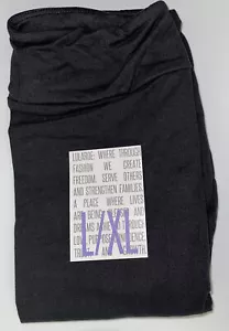 EIN PAAR BRANDNEUE LuLaRoe Kinder L/XL (8-14) EINFARBIG SCHWARZ Leggings - Bild 1 von 9