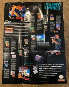 Super Games/How to Hook Up Your Super Nintendo SNES Lg Prmo Poster Star Fox EX - Picture 1 of 3