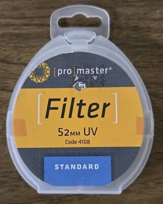 Promaster UV Filter for 52mm Lens New - Image 1 of 2
