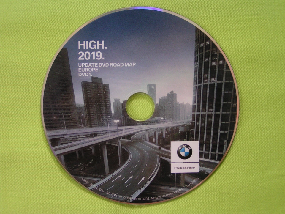 DVD NAVIGATION DEUTSCHLAND + EU 2019 BMW ROAD MAP HIGH E39 E46 E52 E53 E83 E86  - Bild 1 von 2