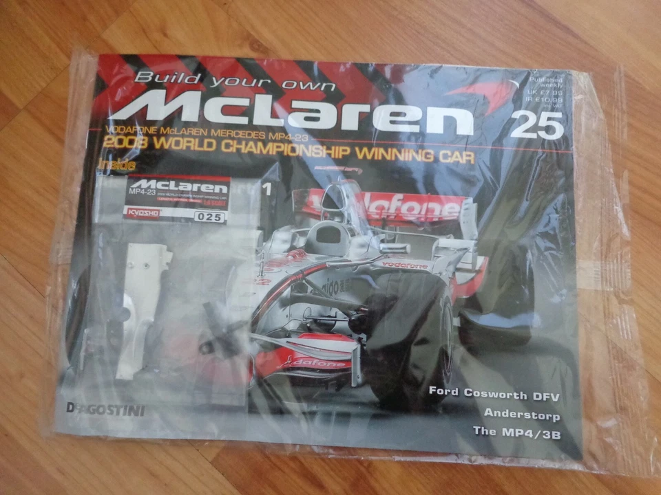 Problema 25 Deagostini 1/8 Costruire il Proprio Mclaren MP4/23 Lewis Hamilton - Immagine 1 di 1