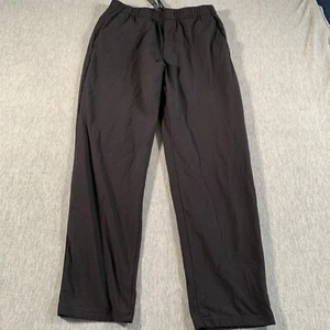 Lululemon Pantalone Uomo Grande Nero Elastico Vita Leggero Casual ABC - Foto 1 di 12