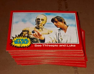 🔥1977 Topps Star Wars Series 2 Complete Set (Red #67-132) HIGH GRADE Cards Only - Picture 1 of 5