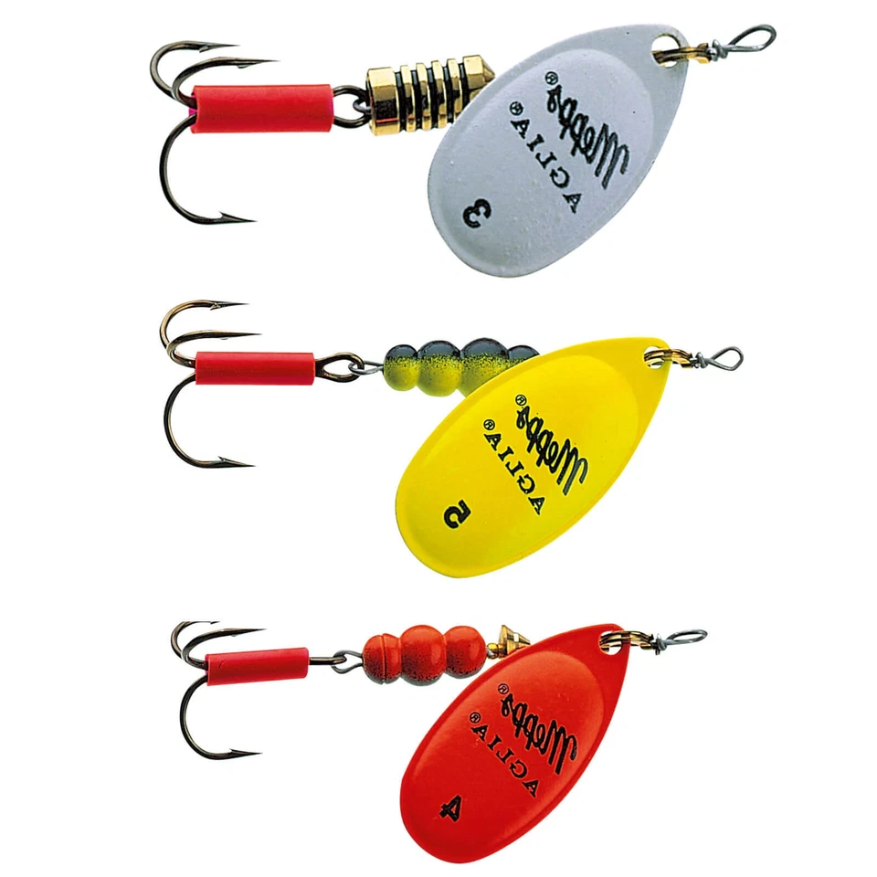 Mepps Agila Fluo Spinner verschiedene Größen Kunstköder für Barsch Forelle - Bild 1 von 1