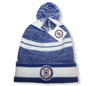 Cruz Azul 2026 Official Navy Blue Cap Beanie Hat Knit Pom Winter Soccer NWT - Image 1 of 4