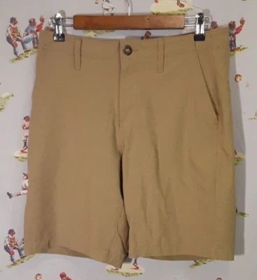 🌊 Volcom Surf & Turf Mens Size 28x8 Khaki 4 Way Stretch Board Shorts - Image 1 of 4