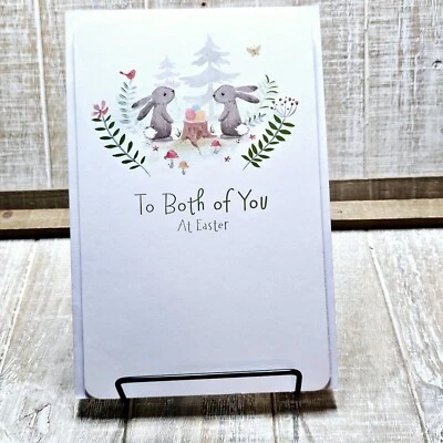 Tarjeta de Pascua American Greetings para ambos conejitos Woodland Mushrooms Foto 1 de 4