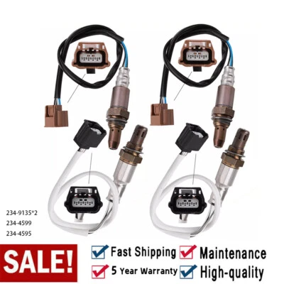 Juego de 4 sensores de oxígeno O2 ascendente + descendente para Nissan Pathfinder 2013-2014 3,5 L V6 Foto 1 de 4