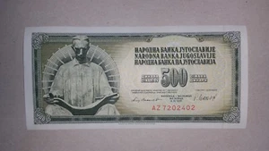 500 Dinar - UNC - JUGOSLAWIEN - 1981 - NIKOLA TESLA Banknotenrechnung - KOSTENLOSER VERSAND - Bild 1 von 2