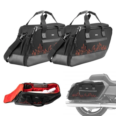 2x Motorcycle Saddlebag Liners Bags for Harley Road Glide Electra Glide 1993-UP - Image 1 of 4