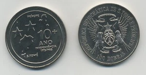 ST. THOMAS & PRINCE 1985 100 Dobras KM 42 UNC - Picture 1 of 3