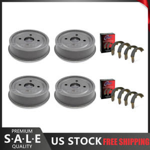 Fits 1960-1962 Ford Ranchero Front Rear LH RH Brake Drums & Shoes