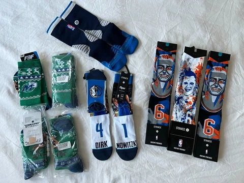 Dallas Mavericks Socks Stance Dirk Nowitzki Set of 10 pairs - NEW Cover