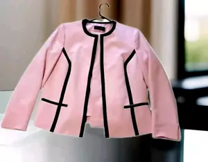 Black Label By Evan Picone Women's Jacket and Pants Set in Pink ,Size 14 - Picture 1 of 8