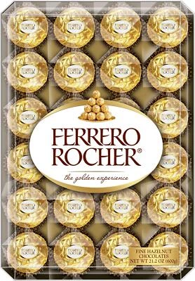 Ferrero Rocher Fine Hazelnut Chocolates, 48 Count Chocolate Gift Box, 21.2 Oz - Image 1 of 4
