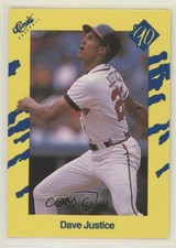 1990 Classic Update Yellow Travel Edition David Justice #T97 Rookie RC