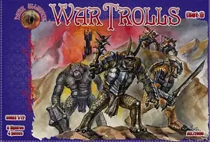 Alliance 1/72 72030 War Trolls (Set.1) (Fantasy Series) (8 Figures, 4 Poses) - Picture 1 of 2