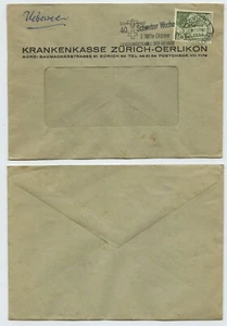112804 - Sichtfensterumschlag Krankenkasse Zürich-Oerlikon - Zürich 6.10.1956 - Picture 1 of 1
