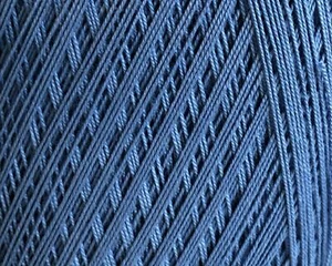 Hilo De Ganchillo De Algodón Egipcio Mondial NILO Tamaño 12 - 645 Denim - Imagen 1 de 1