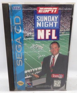 ESPN Sunday Night NFL Sega CD Complete CIB w/ Reg Card Tested Working - Bild 1 von 8