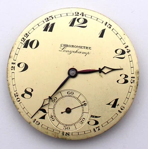 Movimiento de reloj de bolsillo 40,18 mm con esfera y agujas - Imagen 1 de 3