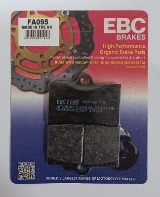 Pastillas de freno delanteras orgánicas EBC para DUCATI MONSTER 600 (disco único - 1993 a 1999) Foto 1 de 4