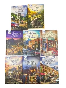 Mysteries Of Silver Peak Hardcover Book Set By Carole Jefferson Lot of 8 - Picture 1 of 16