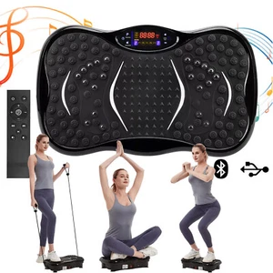 Vibrationsplatte Vibrationsplattform für Ganzkörpertraining Muskelaufbau Fitness - Bild 1 von 23