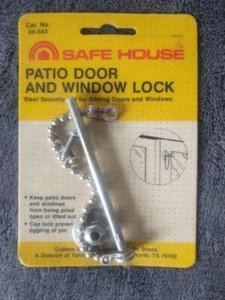 Safe House Patio Door And Window Lock - New & Free Shipping! - Picture 1 of 2