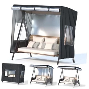 Outdoor Swing Cover,Patio Swing Chair Cover,Garden Hammock Glider 68”x45”x61” - Picture 1 of 7