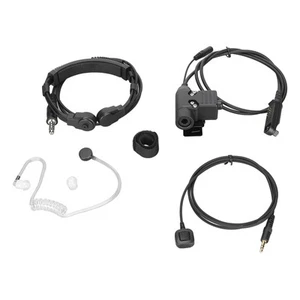 7.1mm Telescopic Throat Headset Finger Mic U94 PTT Radio Earpiece For FY - Zdjęcie 1 z 22