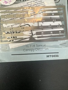 Model Technologies Photo Etched F-14 Tomcat Canopy Detail Set 1/32 MT0036 - Picture 1 of 2