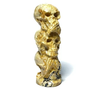 72g Natural Bonita Imagen Piedra Cuarzo Tallado Patrón Artesanal Decoración P379 - Imagen 1 de 6