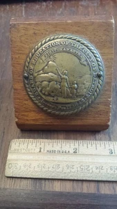 Paperweight (from doorknob?) Department of Education City of Detroit - Picture 1 of 5