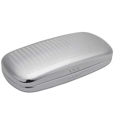 Estuche para gafas de sol Philley a rayas de aluminio carcasa dura caja de gafas de metal  Foto 1 de 4