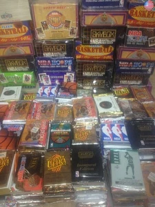 100 Vintage NBA Basketball Cards in Old Sealed Wax Packs - Perfect for New - Picture 1 of 1