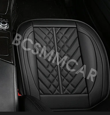 Breathable Car Seat Cushion Front Seats Cover Protector PU Leather Pad 4 Seasons - Image 1 of 4