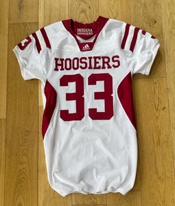 Camiseta de fútbol oficial emitida por el equipo de la Universidad de Indiana #33 talla pequeña para hombre - Imagen 1 de 9