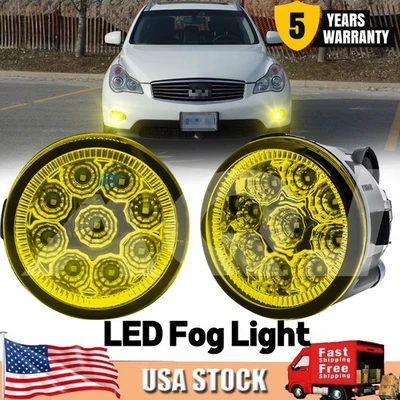 Left Right Bumper Fog Lamp Lights For INFINITI EX37 2013 Foto 1 de 4