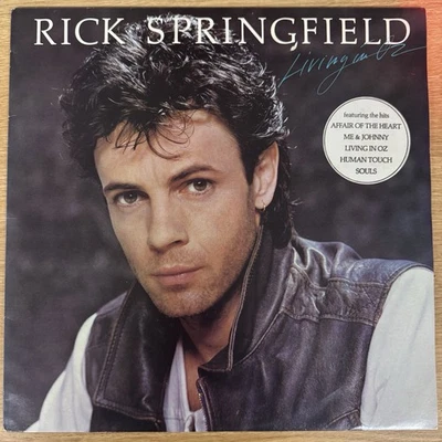 RICK SPRINGFIELD - Living In Oz VINYL LP 1983 Wizard Records MC1 - Image 1 of 3
