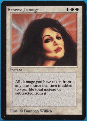 Reverse Damage Beta PLD White Rare MAGIC GATHERING CARD (ID# 500779) ABUGames - Image 1 of 2