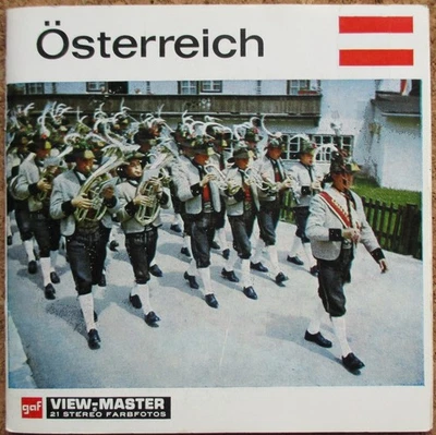 3 VIEW-MASTER 3D BILDSCHEIBEN - ÖSTERREICH + BOOKLET - Bild 1 von 4