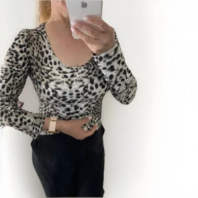 Just Cavalli Women Top Blouse Printed Multicolor Size L * - Image 1 of 4