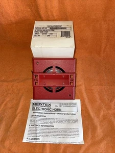 Gentex SHG24-1575WR 904-0371-002 Electronic Horn Strobe Fire Alarm 12-24V *NEW* - Picture 1 of 3