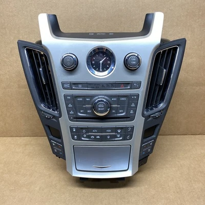 Painel de controle climático CA 2008-2012 Cadillac CTS rádio CD navegação fabricante de equipamento original - Imagem 1 de 4