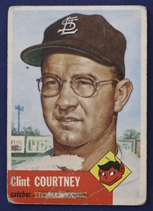 1953 Topps #127 Clint Courtney DP RC PR - Picture 1 of 2